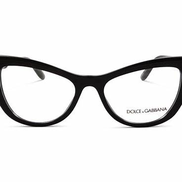Dolce & Gabbana DG3354 501 54 Lunettes œil de chat pour femme - monture noire