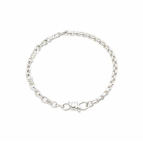 DODODoDo Nodo Bracelet DBC2000KNOT000AGM – 925 Sterling Silver, Knot Design, Adjustable FitJEWELRYEcecile
