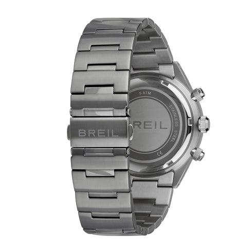 BREILBreil B12H TW2023 Men's Chronograph – Grey Sunray Dial, Rose Gold Accents, 42mm SteelWATCHESEcecile