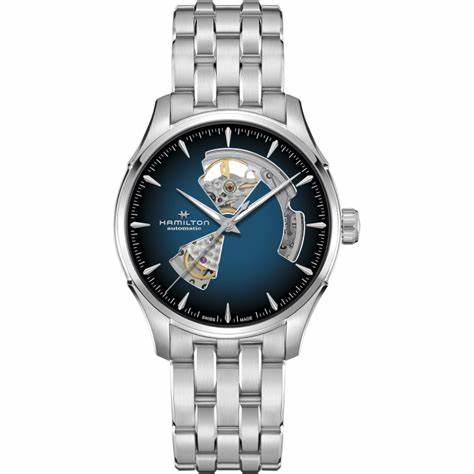 Hamilton Jazzmaster Open Heart Auto H32675140 - 40mm Edelstahl, blaues Zifferblatt