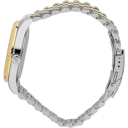 Philip Watch R8223597025 Caribe Men's Watch – 41mm, Silver Dial, Two-Tone Steel