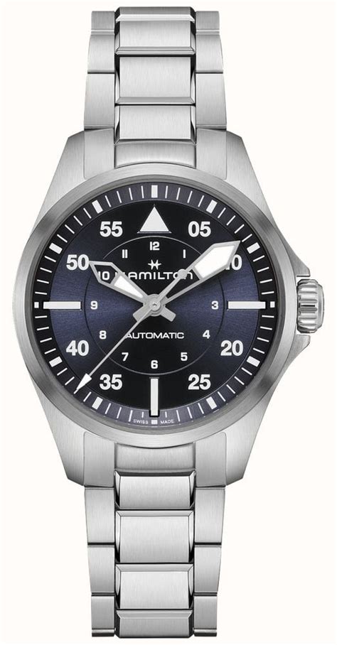 HAMILTONHamilton Khaki Aviation Pilot Auto H76215140 36mm Blue Dial Stainless SteelWATCHESEcecile