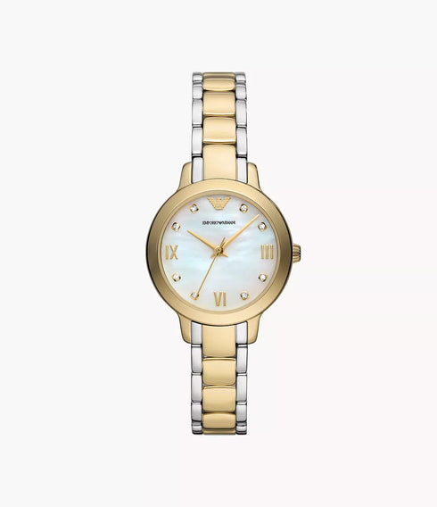 Emporio Armani Cleo AR11513 Women’s Watch – Two-Tone, 32 mm
