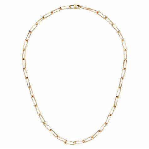 Gucci Collier Link to Love en or rose 18 carats - Modèle YBB745654001