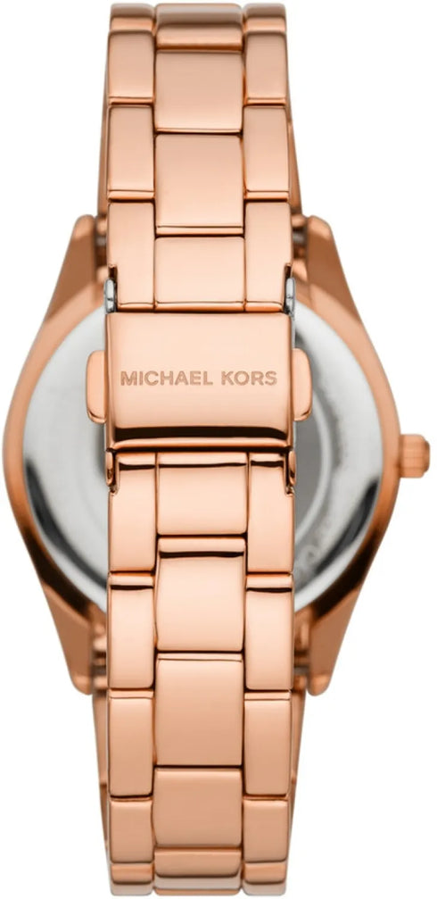 Michael Kors Heather MK7074 Reloj de señora - Oro rosa, esfera con pavé de cristal