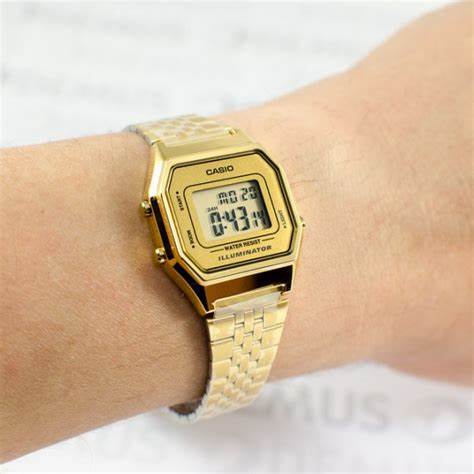 CASIO & VINTAGECasio Vintage LA680WEGA - 9ER Unisex Digital Watch – Gold ToneWATCHESEcecile