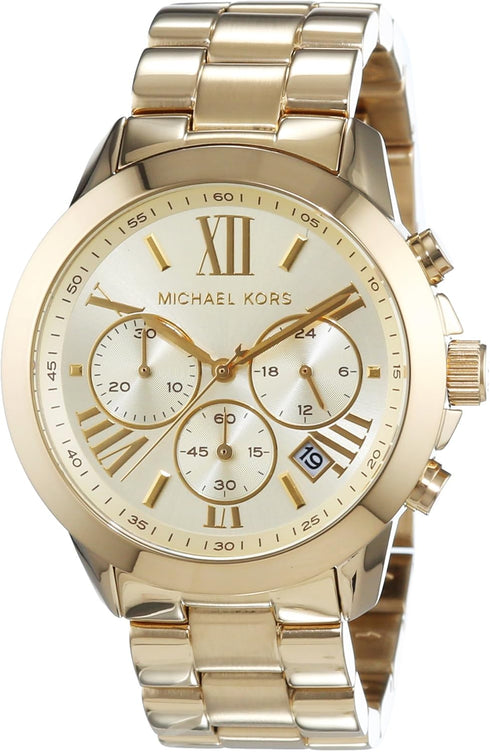 Michael Kors Bradshaw MK5777 Damenuhr - Goldfarbener Edelstahl, Chronograph