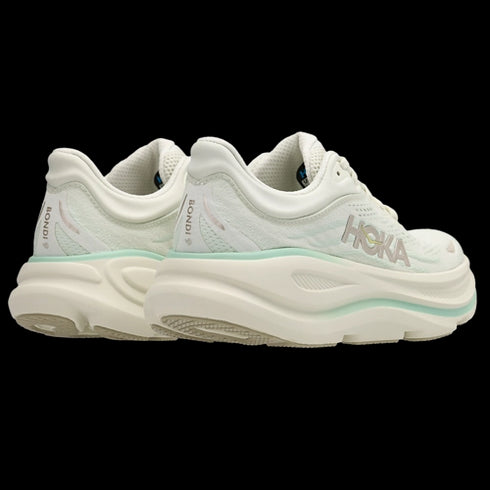 Hoka Bondi 9 White Salt Homme