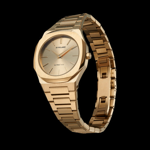 D1 MILANOD1 Milano Ultra Thin Zephyr Gold UTBL31 Women's Watch - Gold Stainless SteeWATCHESEcecile