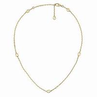 Gucci - Collier en or jaune 18 ct avec G entrelacés - Modèle YBB631761001