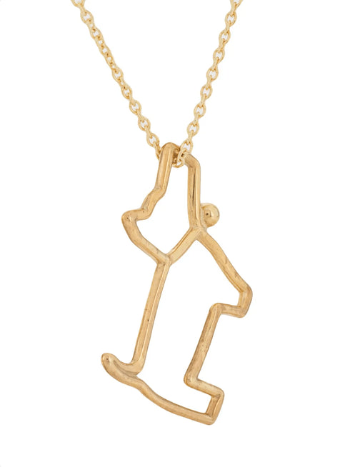 ALIITAAliita NRPU800000YG09K Perrito Necklace – 9K Yellow Gold, Adjustable 41–45cmBIJOUXEcecile