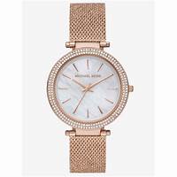 Michael Kors MK4519 Damenuhr Darci Rose Gold-Ton mit kristallbesetzter Lünette