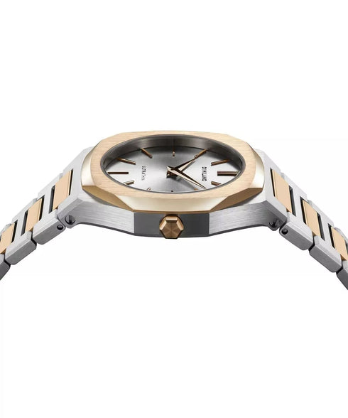 D1 Milano D1-UTBL34 Ultraflache Armbanduhr - 30mm Bicolor Stahl, Saphirglas