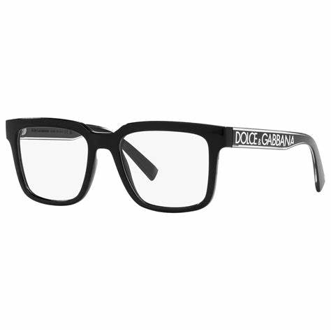 Dolce & Gabbana DG5101 501 A 50 Unisex Square Eyeglasses - Black Frame