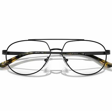 Emporio Armani EA1165 3001 54 Men's Eyeglasses - Matte Black Frame, Clear Lenses
