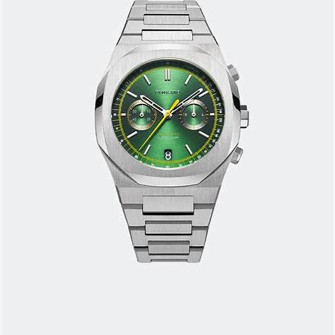 D1 Milano Mod. Cronografo Edles Grün - Re-Style Edition
