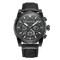 TIMBERLANDTimberland TDWGF0009402 Sherbrook Multifunction Watch – 46mm Black Steel, Black Leather StrapWATCHESEcecile