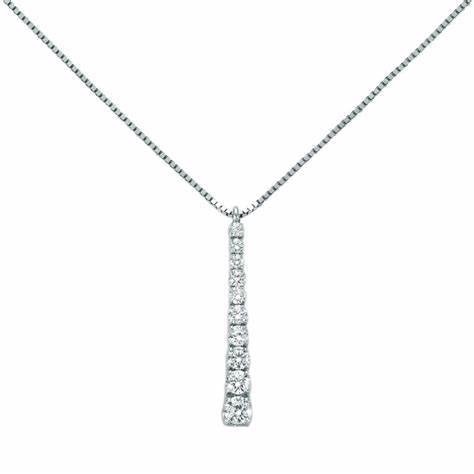 MILUNA: Miluna CLD4083 Necklace - 18K White Gold with Premium DiamondsJEWELRYEcecile