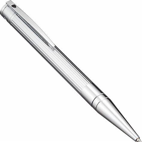 DUPONTS.T. Dupont D - Initial Ballpoint Pen Model 265201 - Chrome FinishPENEcecile