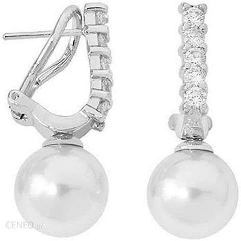 Majorica 09510.01.2.907.706.1 Boucles d'oreilles en perles pour femmes - argent sterling, accents de zirconium