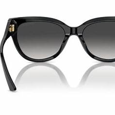 Jimmy Choo JC 5018U Damen-Sonnenbrille - 54mm, schwarzer Rahmen mit dunkelgrauen Gläsern