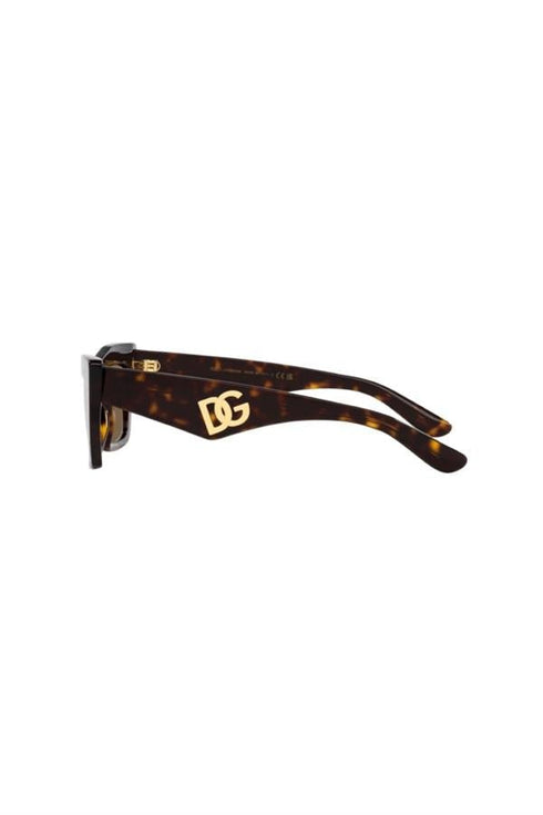 DOLCE & GABBANADolce & Gabbana DG4435 502/73 Women's Sunglasses - Havana Frame, Dark Brown LensesEYEWEAREcecile