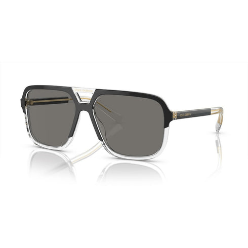 DOLCE & GABBANADolce & Gabbana DG 4354 501 - 81 B 58 Men's Sunglasses – Black Frame, Grey LensesEYEWEAREcecile