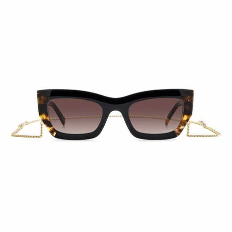 Missoni MIS 0151/S Women's Sunglasses - 53mm, Black Havana Frame with Brown Gradient Lenses