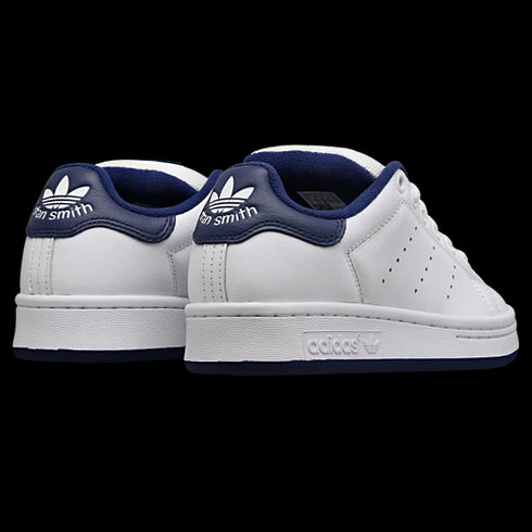 Adidas Stan Smith Blanc Blanc Bleu foncé Femme