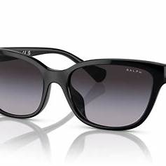 RALPH LAURENRalph by Ralph Lauren RA 5307U Women's Sunglasses – Shiny Black Frame with Gradient Grey LensesEYEWEAREcecile