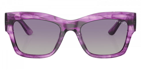 Vogue VO5524S Occhiali da sole da donna - Montatura in acetato a forma di cuscino da 54 mm, lenti sfumate, diverse opzioni di colore