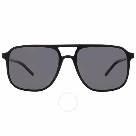 Dolce & Gabbana DG4423 501/81 Gafas de sol para hombre - montura negra, lentes gris oscuro polarizadas