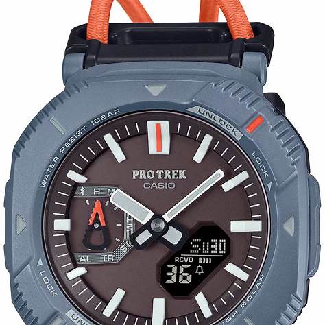 CASIO & VINTAGECasio Pro Trek PRJ - B001B - 2ER Solar Bluetooth Watch – Blue Resin, 100M WRWATCHESEcecile