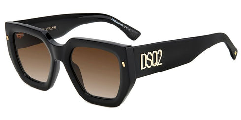 DSQUARED2DSquared2 D2 0031/S Unisex Sunglasses – Black Acetate Frame, Grey Gradient LensesEYEWEAREcecile