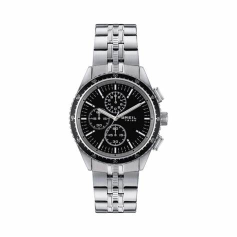 Breil Net EW0634 Men's Chronograph Watch - 42mm Black Dial, Stainless Steel Bracelet