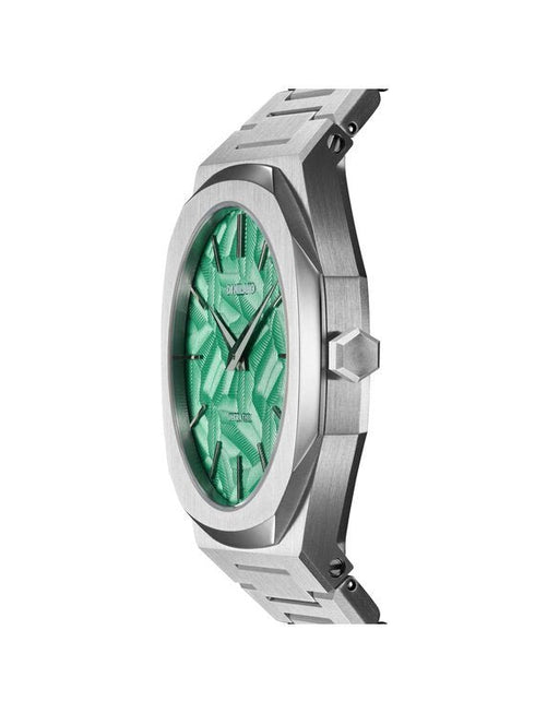 D1 MILANOD1 Milano UTBJ34 Ultra Thin 40mm Watch – Fir Green Dial, Stainless SteelWATCHESEcecile