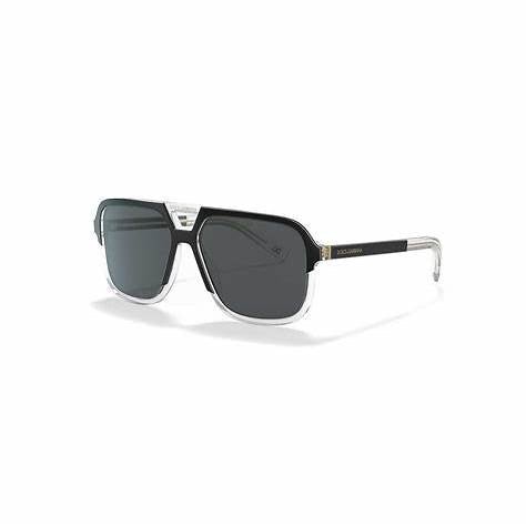 DOLCE & GABBANADolce & Gabbana DG 4354 501 - 81 B 58 Men's Sunglasses – Black Frame, Grey LensesEYEWEAREcecile