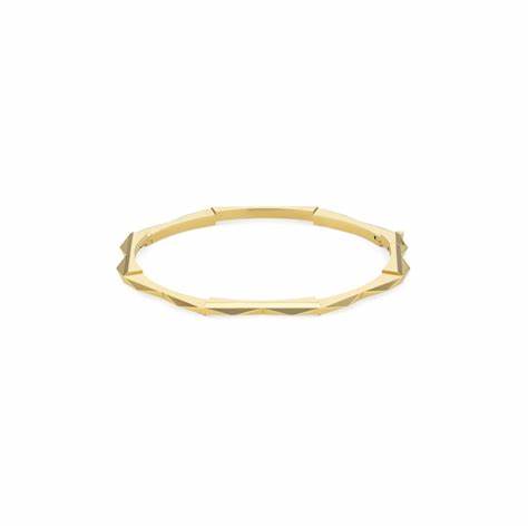 Gucci Link to Love Pulsera Tachonada Oro Amarillo 18ct - Ancho de banda 4mm