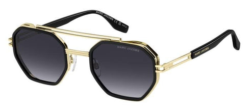 MARC JACOBSMarc Jacobs MARC 782/S RHL/9O 54 Men's Sunglasses – Gold/Black Frame, Dark Grey Gradient LensesEYEWEAREcecile