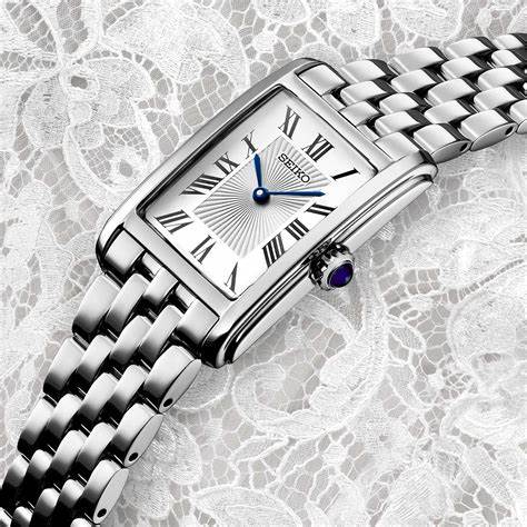 SEIKOSeiko SWR083P1 Women's Quartz Watch - White Dial, Stainless Steel BraceletWATCHESEcecile