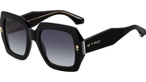ETROETRO 0043/S Women's Sunglasses - Black Frame, Dark Grey Gradient LensesEYEWEAREcecile