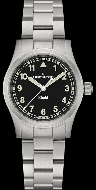 HAMILTONHamilton Khaki Field Quartz H69301130 33mm Watch - Stainless Steel, Black DialWATCHESEcecile