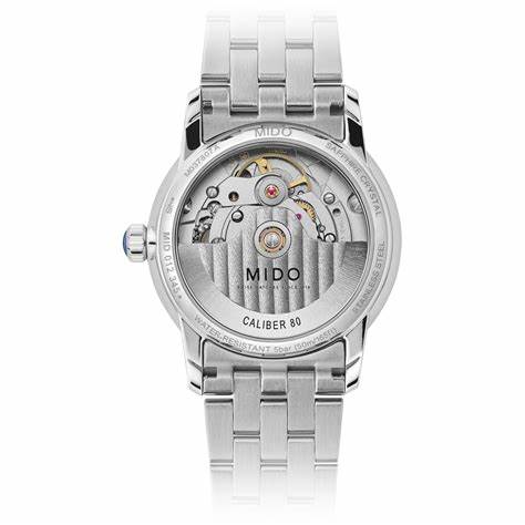 Mido Baroncelli Lady Necklace M037.807.11.031.00 Montre femme automatique - cadran en nacre, bracelet en acier inoxydable