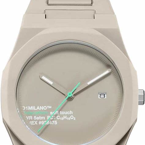 D1 MILANOD1 Milano Polycarbon Hot Stone PCBJ30 Unisex Watch - Taupe Polycarbonate, 40.5mmWATCHESEcecile