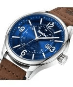 TIMBERLANDTimberland Blake TDWGB0011301 Men's 46mm Blue Dial Quartz Watch – Brown Leather StrapWATCHESEcecile