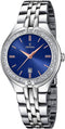 FESTINAFestina F16867/5 Mademoiselle Women's Watch – Blue Dial, Crystal Bezel, Stainless SteelWATCHESEcecile