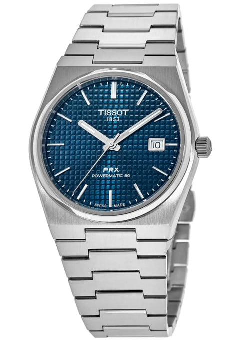Tissot PRX Powermatic 80 T137.407.11.041.00 Orologio automatico da uomo - Acciaio inossidabile 40 mm, quadrante blu