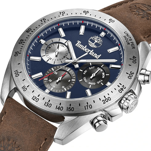 TIMBERLANDTimberland Carrigan TDWGF0009801 44 mm Stainless Chronograph – Blue DialWATCHESEcecile
