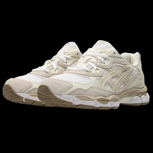 Asics GEL-NYC Blanc-Gris Plume Femme