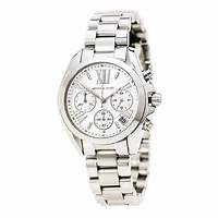 Michael Kors MK6174 Damen Bradshaw Silber-Ton Chronograph Uhr